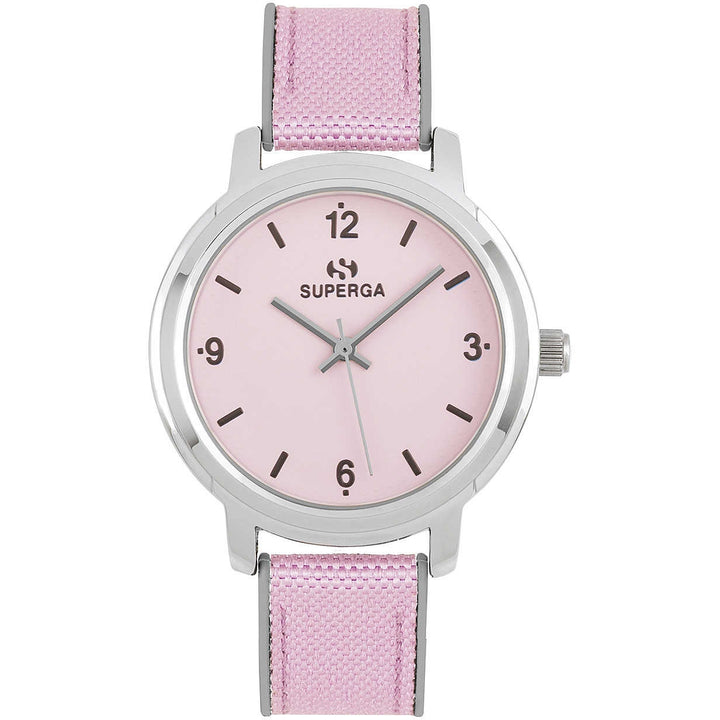Orologio Donna Superga Quarzo Solo Tempo Cinturino Silicone Rosa