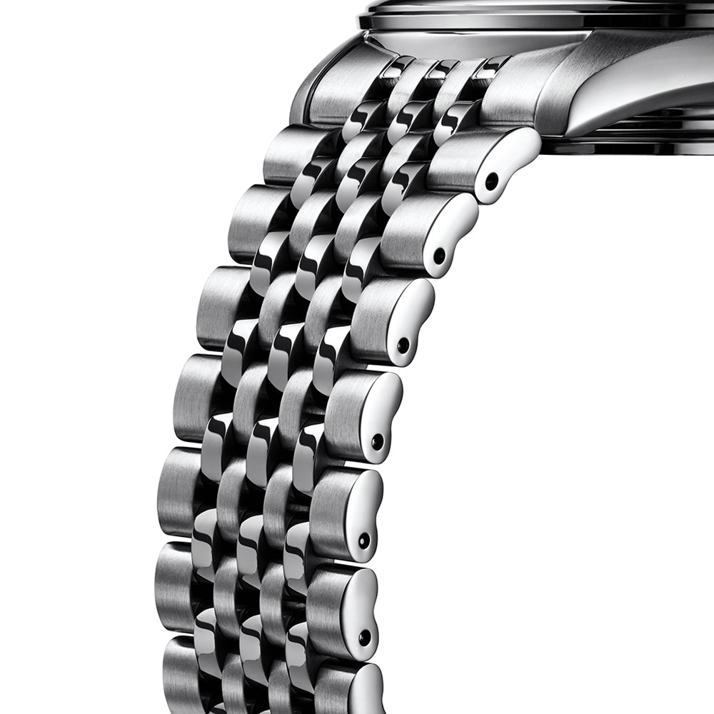 Orologio Uomo Seiko Presage Automatico Verde Seta Acciaio Data SPB465J1