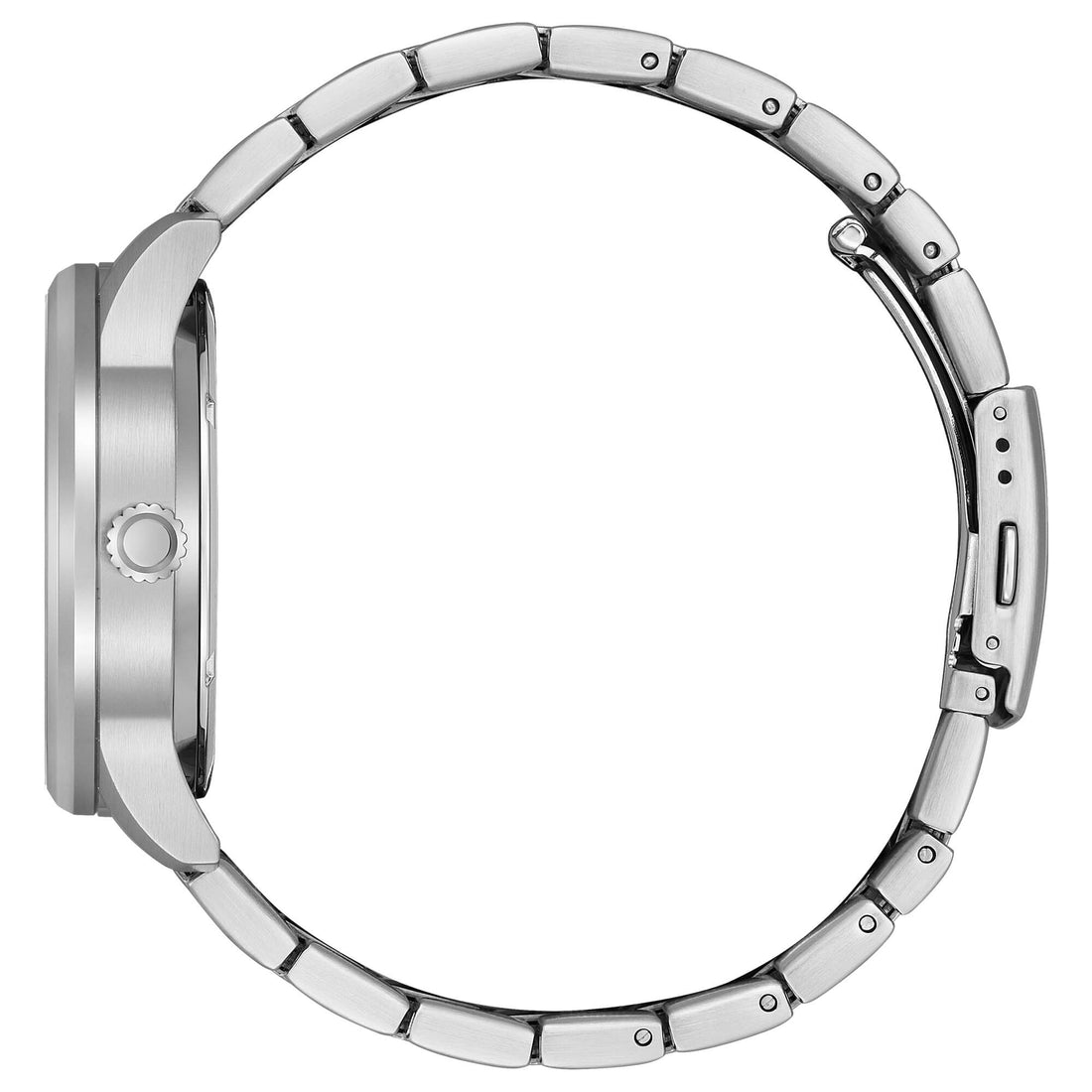 Orologio Uomo Citizen Automatico Grigio Doppia Data Acciaio Bianco NH8400-87A