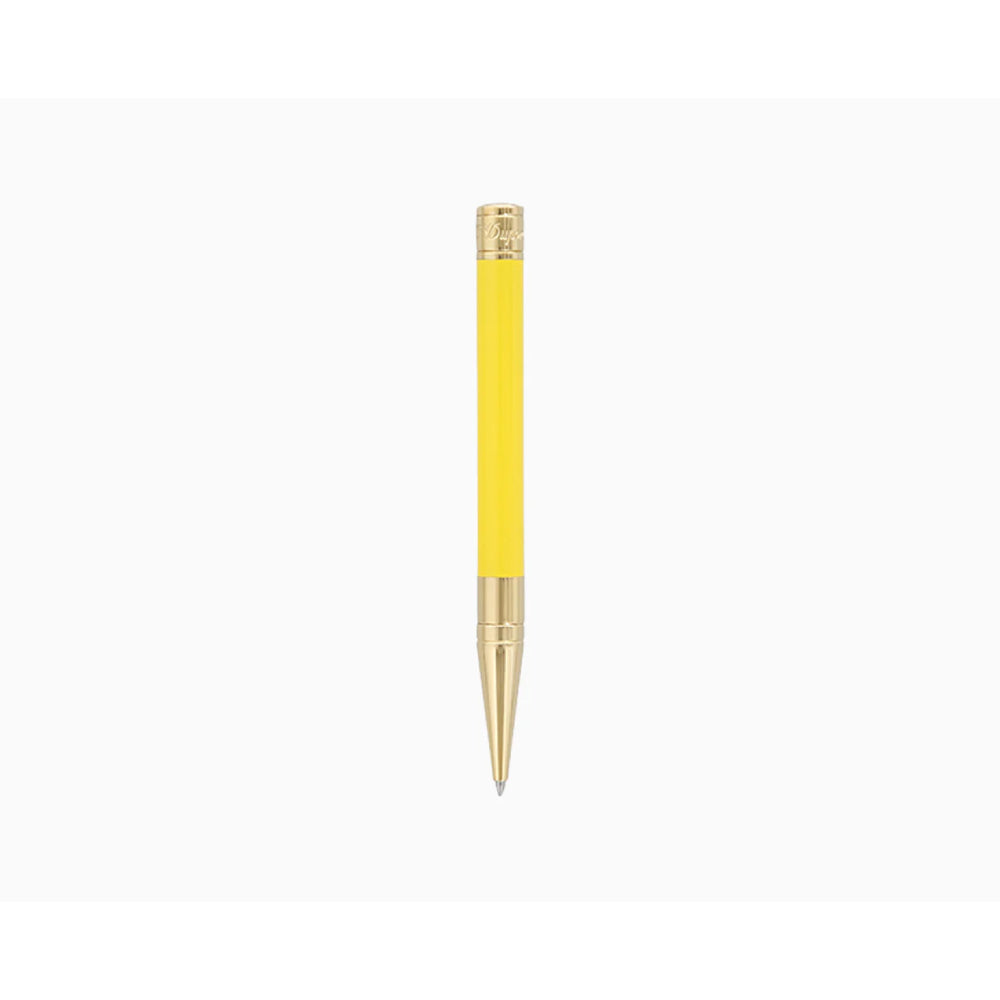 Penna Uomo Dupont Acciaio Dorato Smalto Giallo 265280