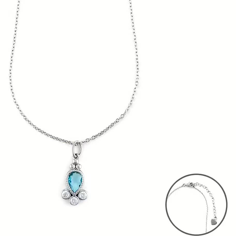 Collana Donna 4US Cesare Paciotti Argento Punto Luce Zirconi colorati 4UCL6573W