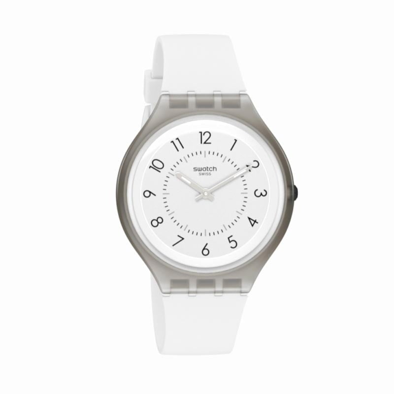 Orologio uomo Swatch Quarzo Skin Big Skinclass Cinturino in Silicone SVUM101