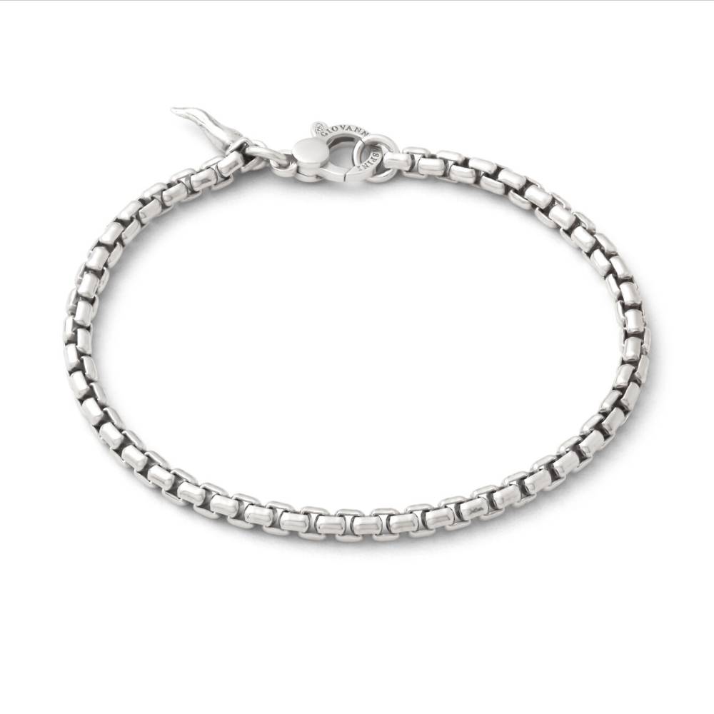 Bracciale Uomo Giovanni Raspini Argento 925 Catena Mini Veneziana 12233