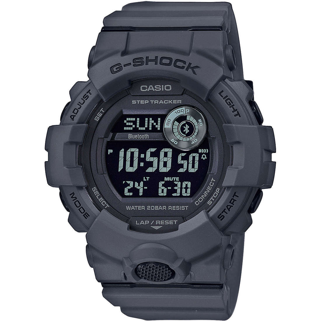 Orologio Uomo Casio G-SHOCK  Digitale Grigio Quarzo Bluetooth Crono GBD-800UC-8ER