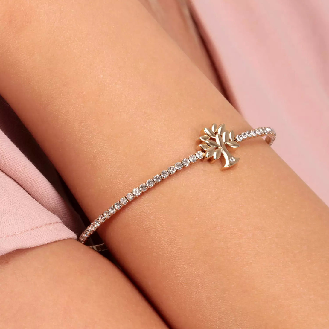 Bracciale Donna La Petite Story Ottone Dorato Con Zirconi Bianchi LPS05ASF21