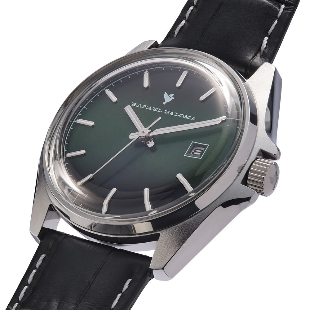 Orologio Uomo Acciaio  e cinturino pelle ORP007003