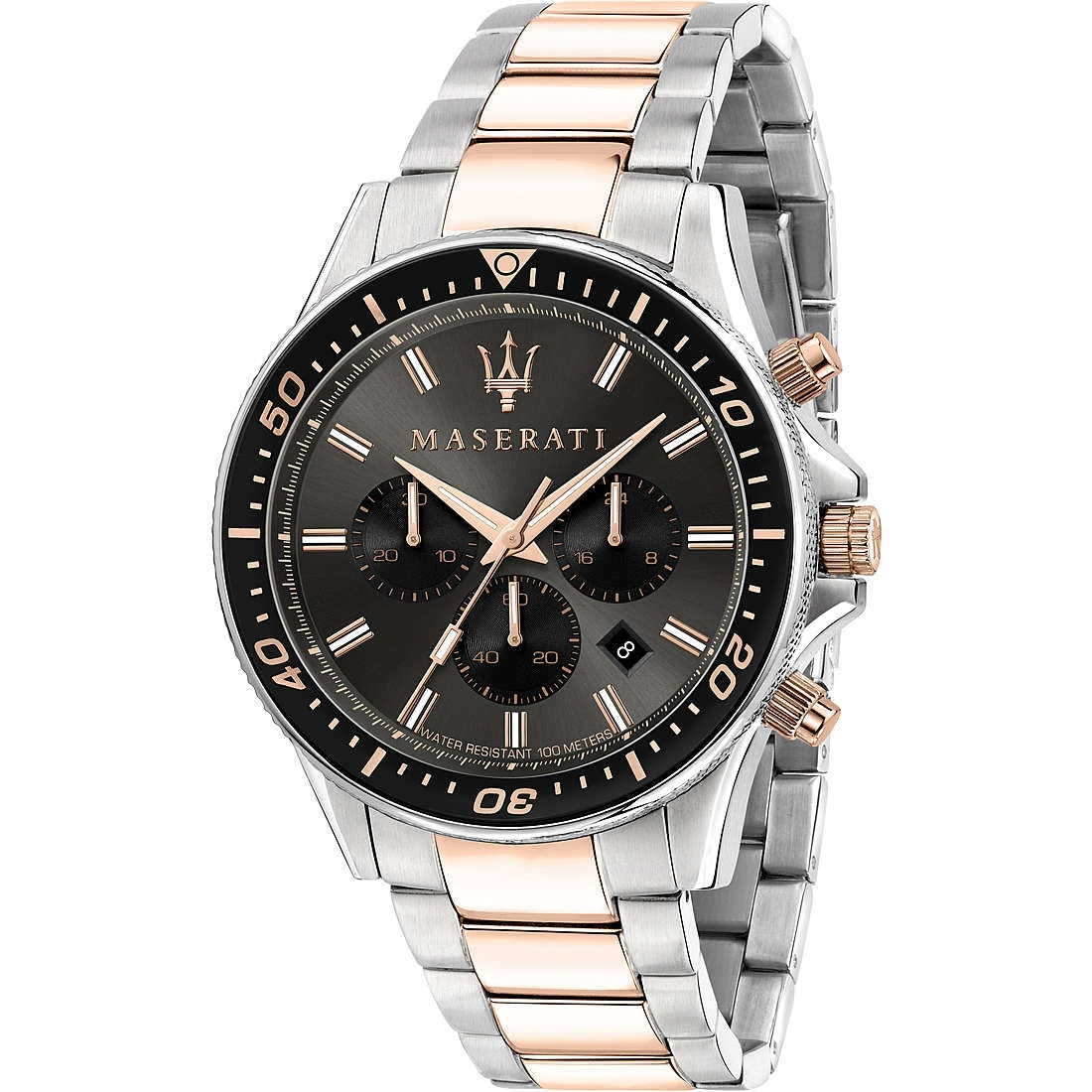 Orologio Uomo Acciaio Maserati sfida Data R8873640002