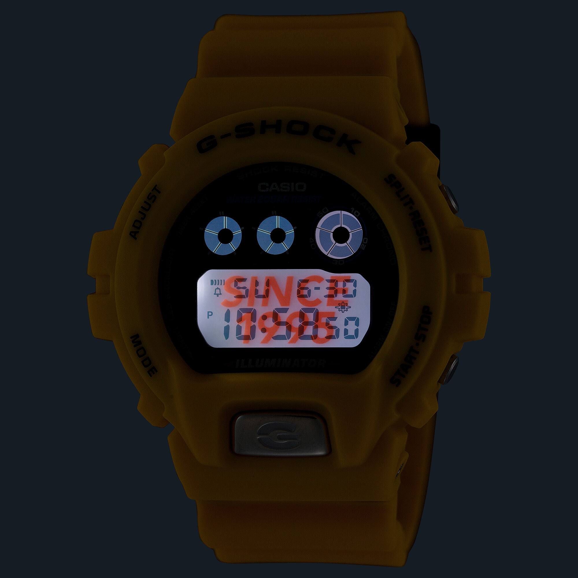 Orologio Uomo Casio G-SHOCK Quarzo Giallo Digitale DW-6900TR-9ER