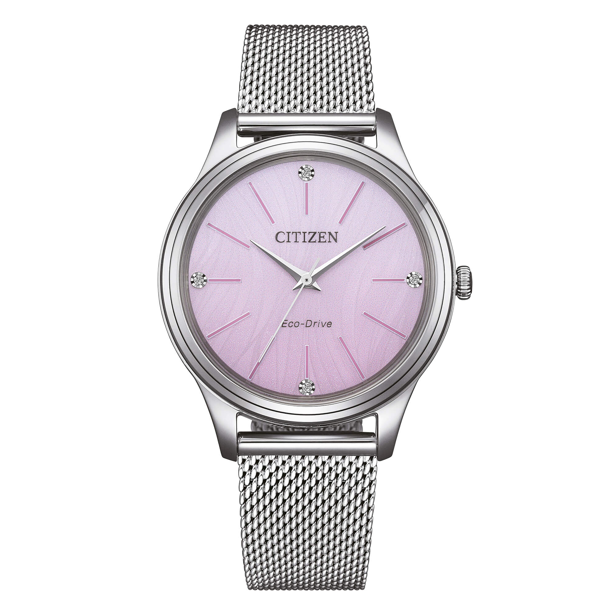 Orologio Donna Citizen Eco-Drive Rosa Carica Solare Acciaio EM1220-82X
