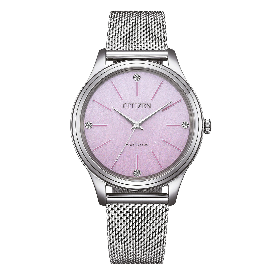 Orologio Donna Citizen Eco-Drive Rosa Carica Solare Acciaio EM1220-82X