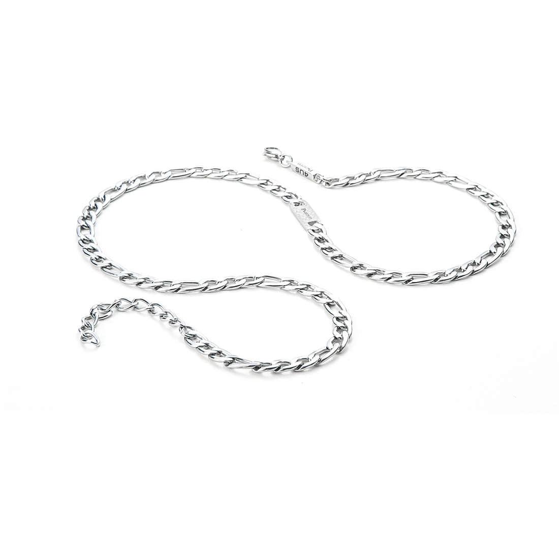 Collana Uomo 4US Cesare Paciotti Acciaio Girocollo White Texture 4UCL3258