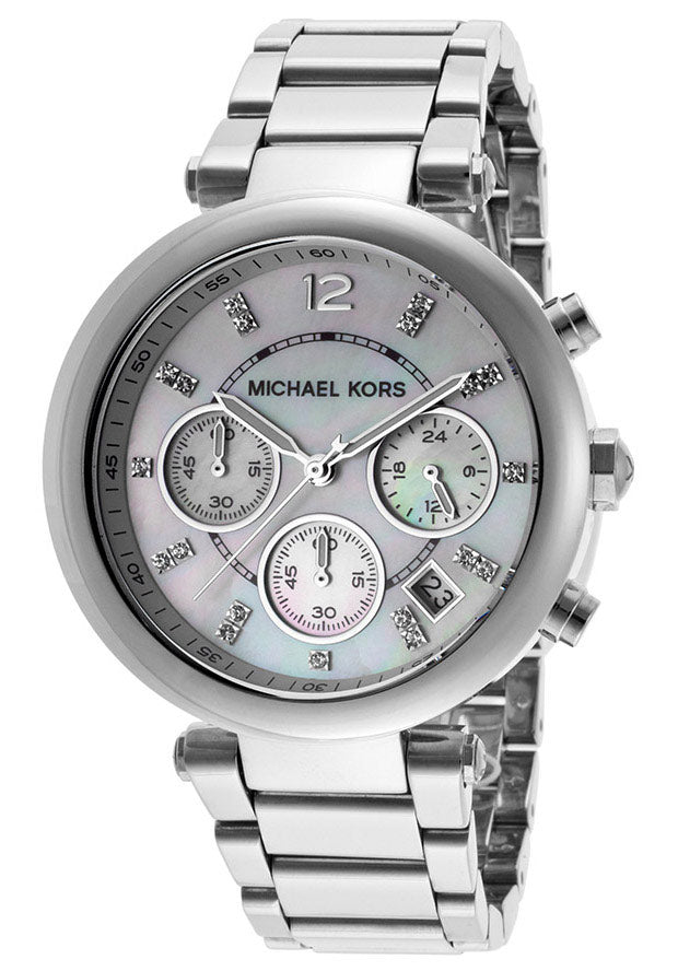 Orologio Donna Michael Kors Acciaio Zirconi Quarzo Cronografo MK5700