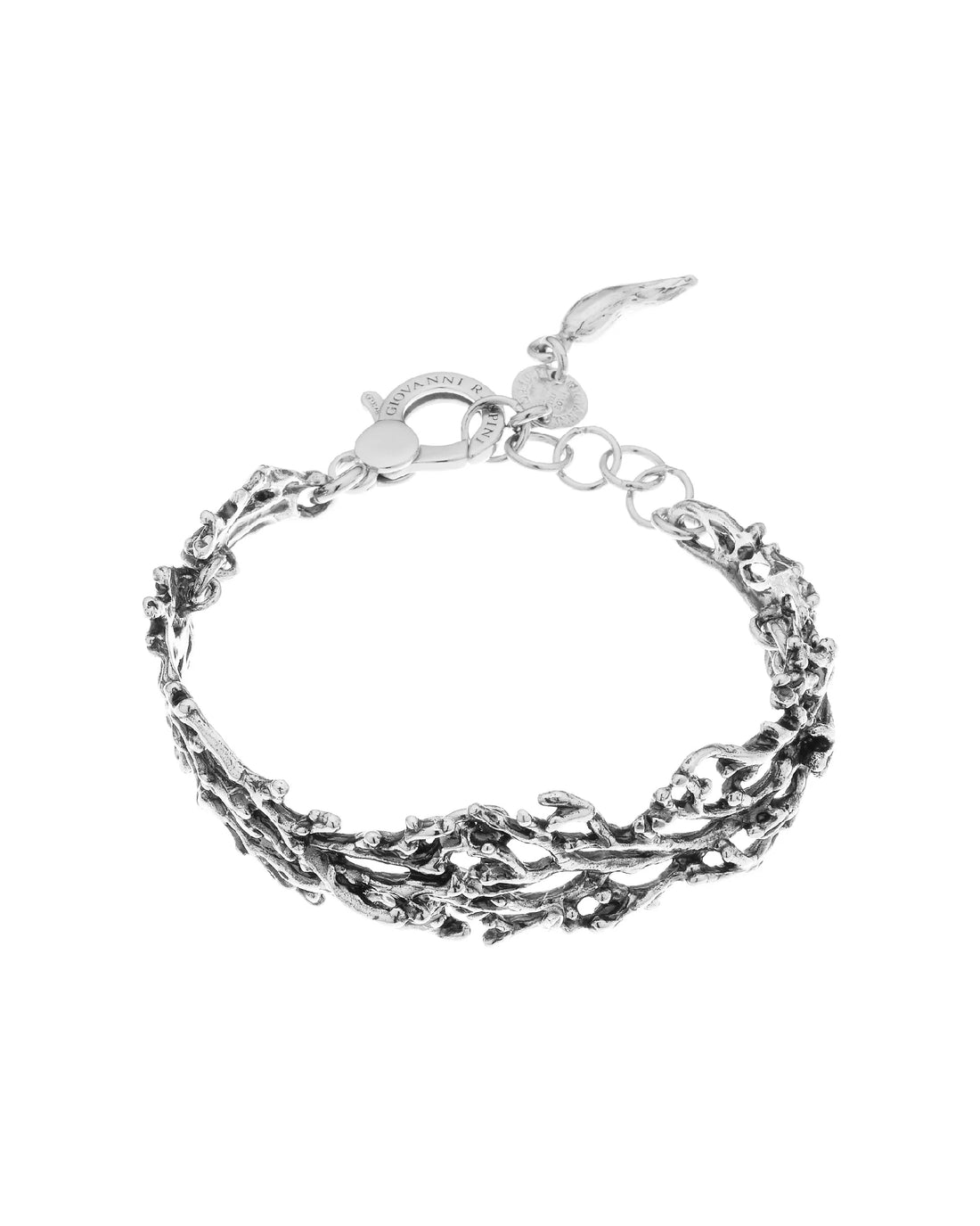 Bracciale Donna Giovanni Raspini Argento 925 Rigido Forma Corallo 10152