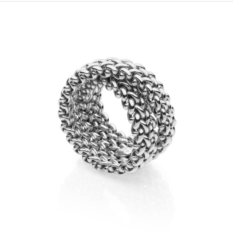 Anello Donna Unoaerre Argento 925 Fascia Chicco 541222