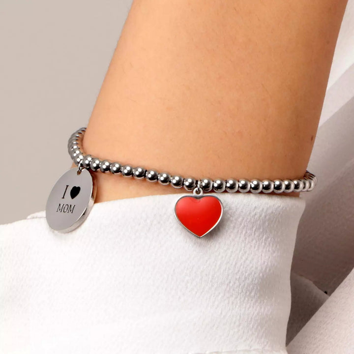 Bracciale Donna La Petite Story Acciaio Charm Cuore Story Family LPS05ASF08
