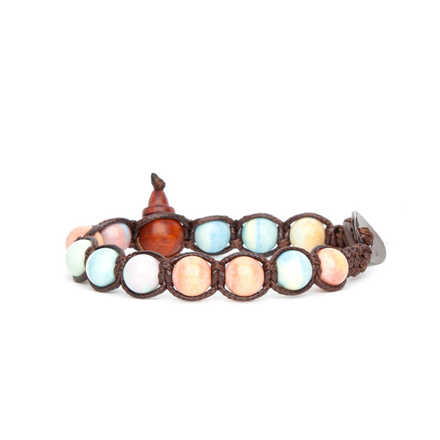 Bracciale Unisex Tamashii Pietra Arcobaleno Biglie Porta Fortuna BHS900-250