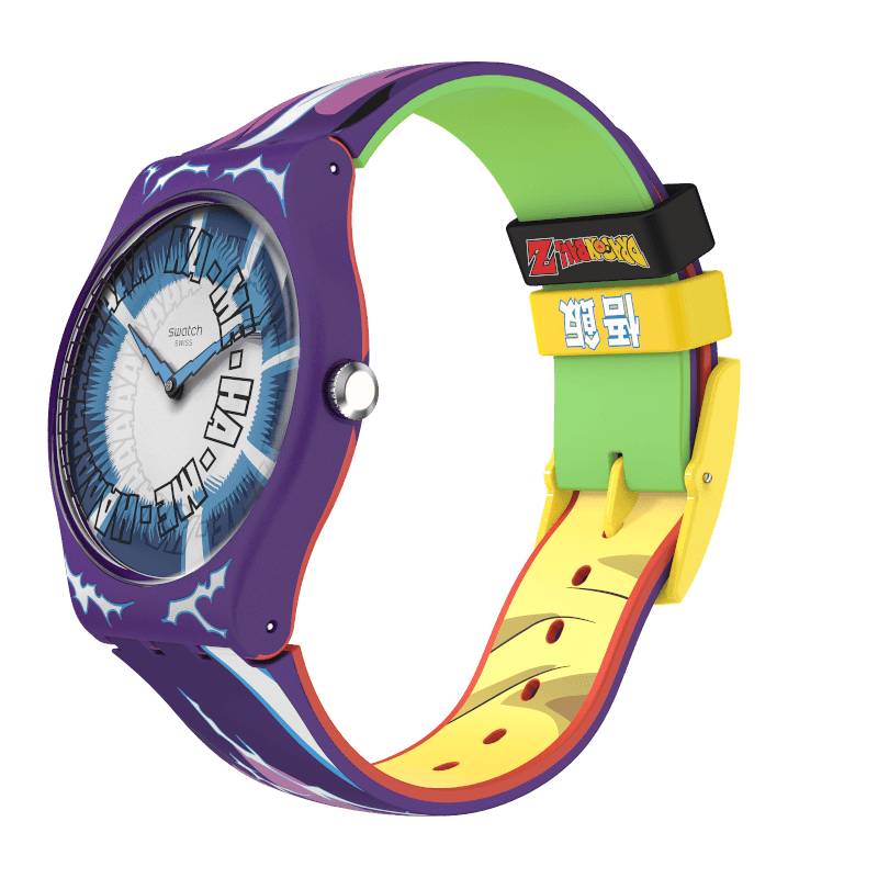 Orologio Uomo Swatch Dragonball Gohan Quarzo Solo Tempo SUOZ345