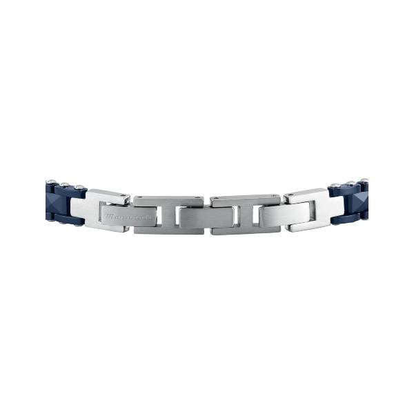 Bracciale Uomo Maserati Acciaio Ceramica Blu JM426ATZ96