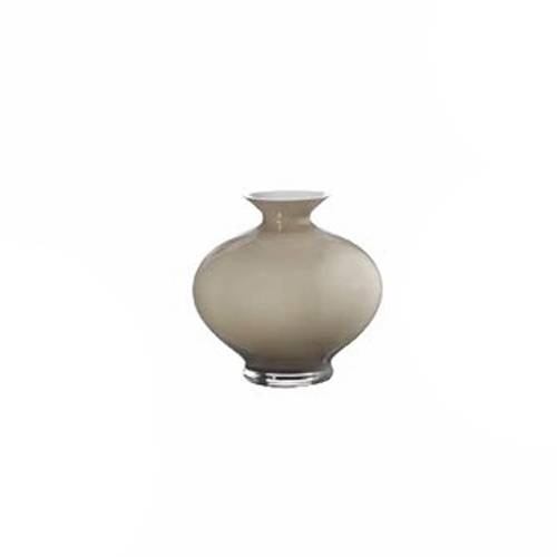 Vaso Onlylux Vetro Aurora 20 cm Marrone Chiaro Fumè OL02090