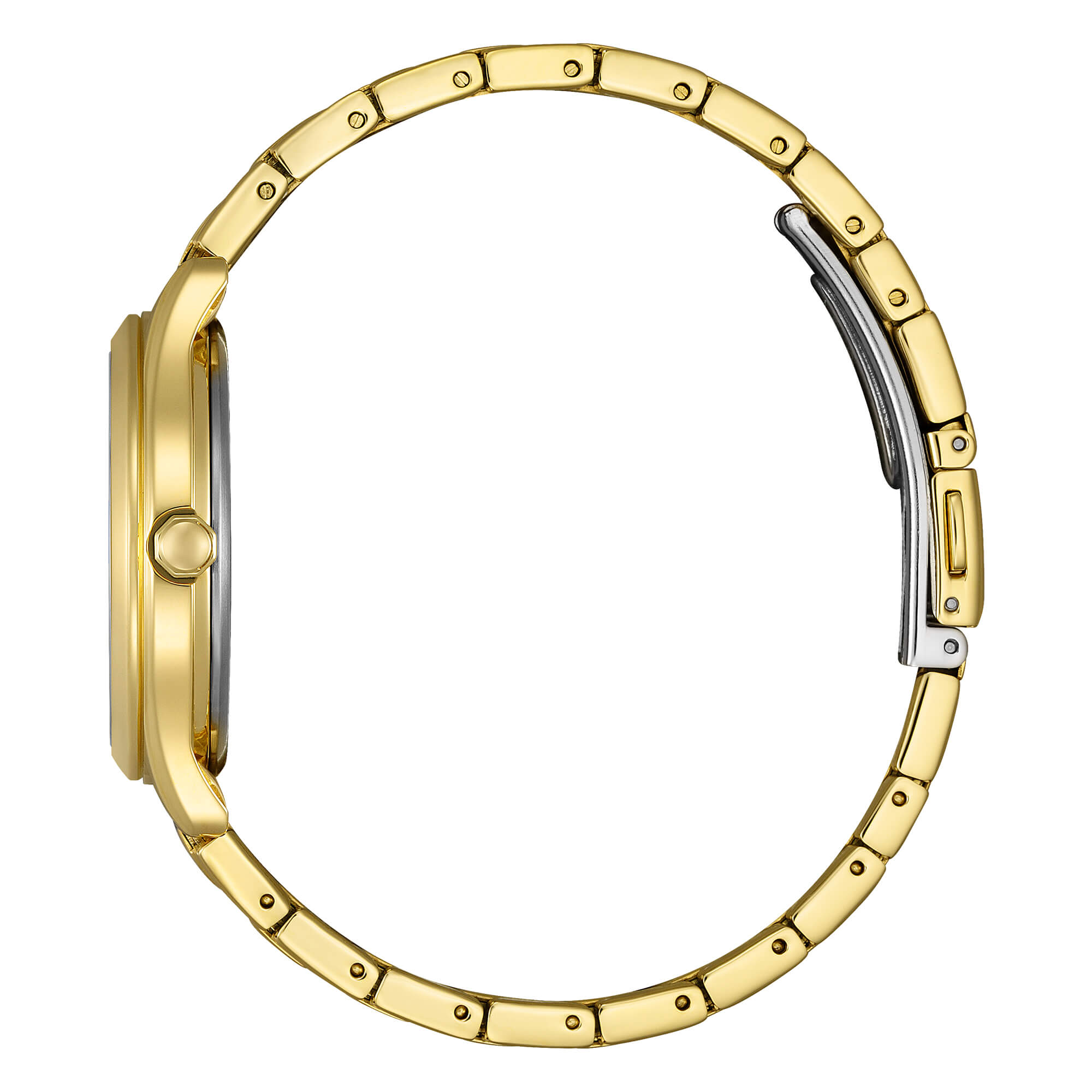 Orologio Donna Citizen Eco-Drive Verde Carica Solare Acciaio Oro FE6122-64X