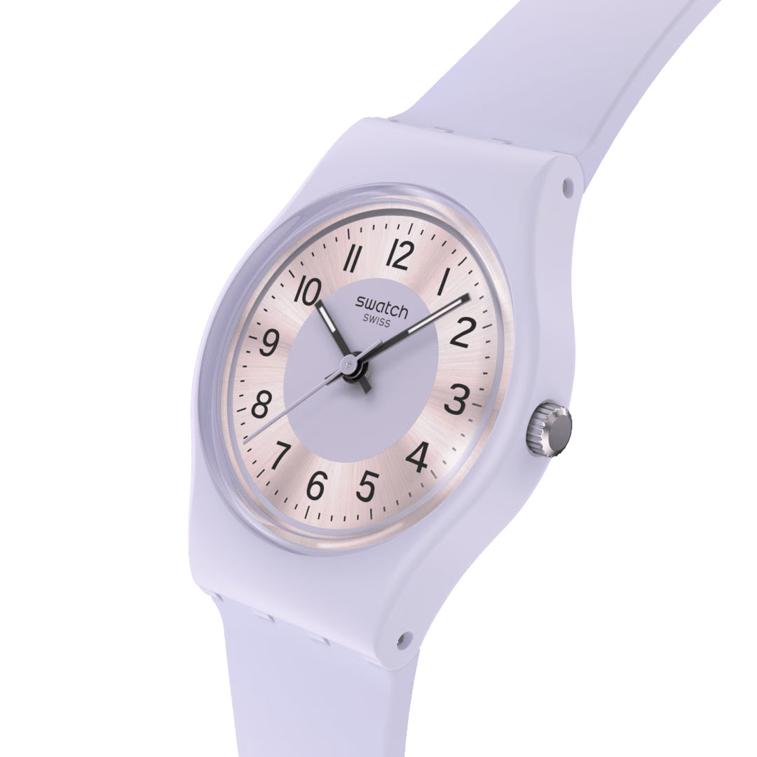 Orologio Donna Bambina Swatch LILAC LIGHTNESS Rosa Numeri LV121
