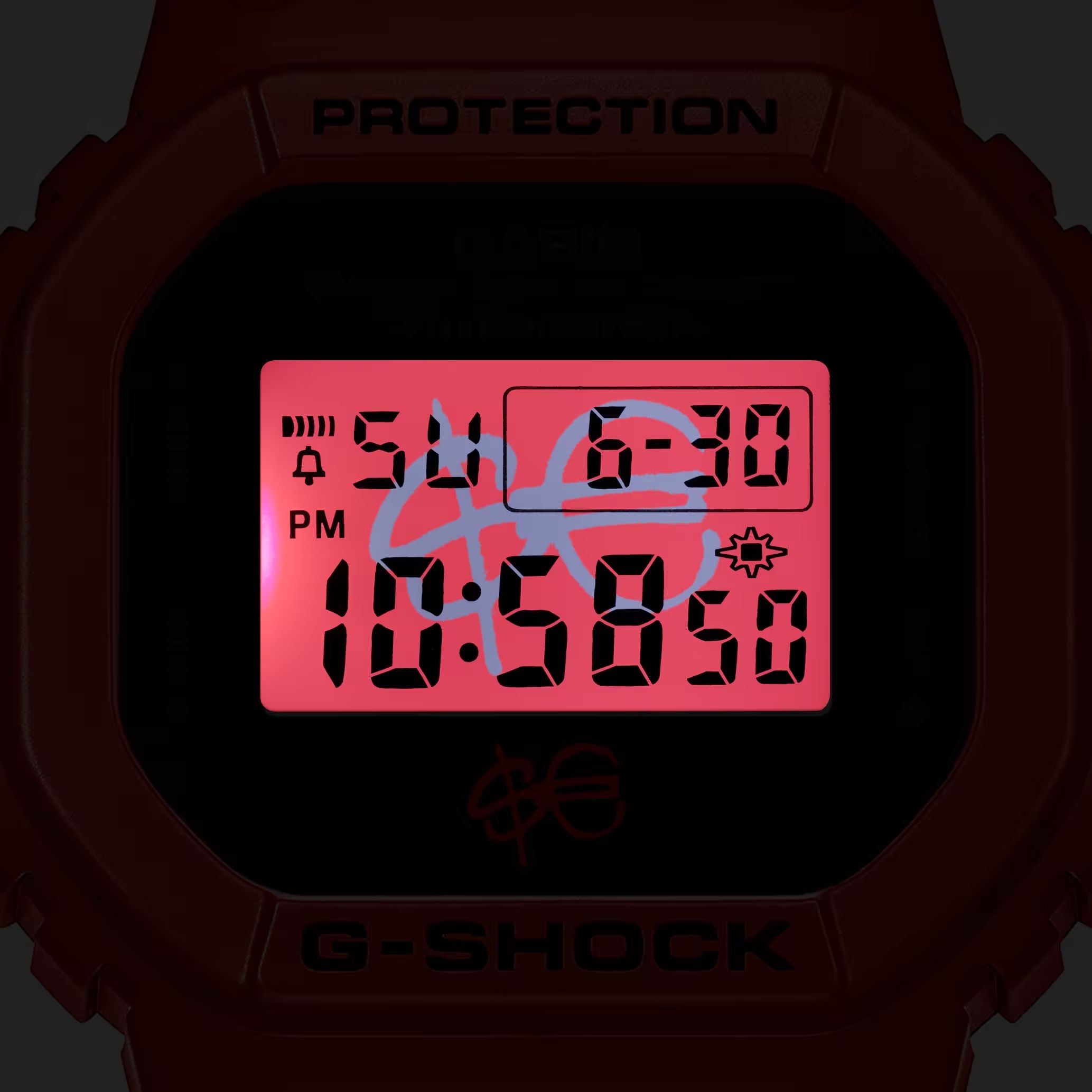 Orologio Uomo Casio G-SHOCK Nero Rosso DW-5600SFE25-4ER