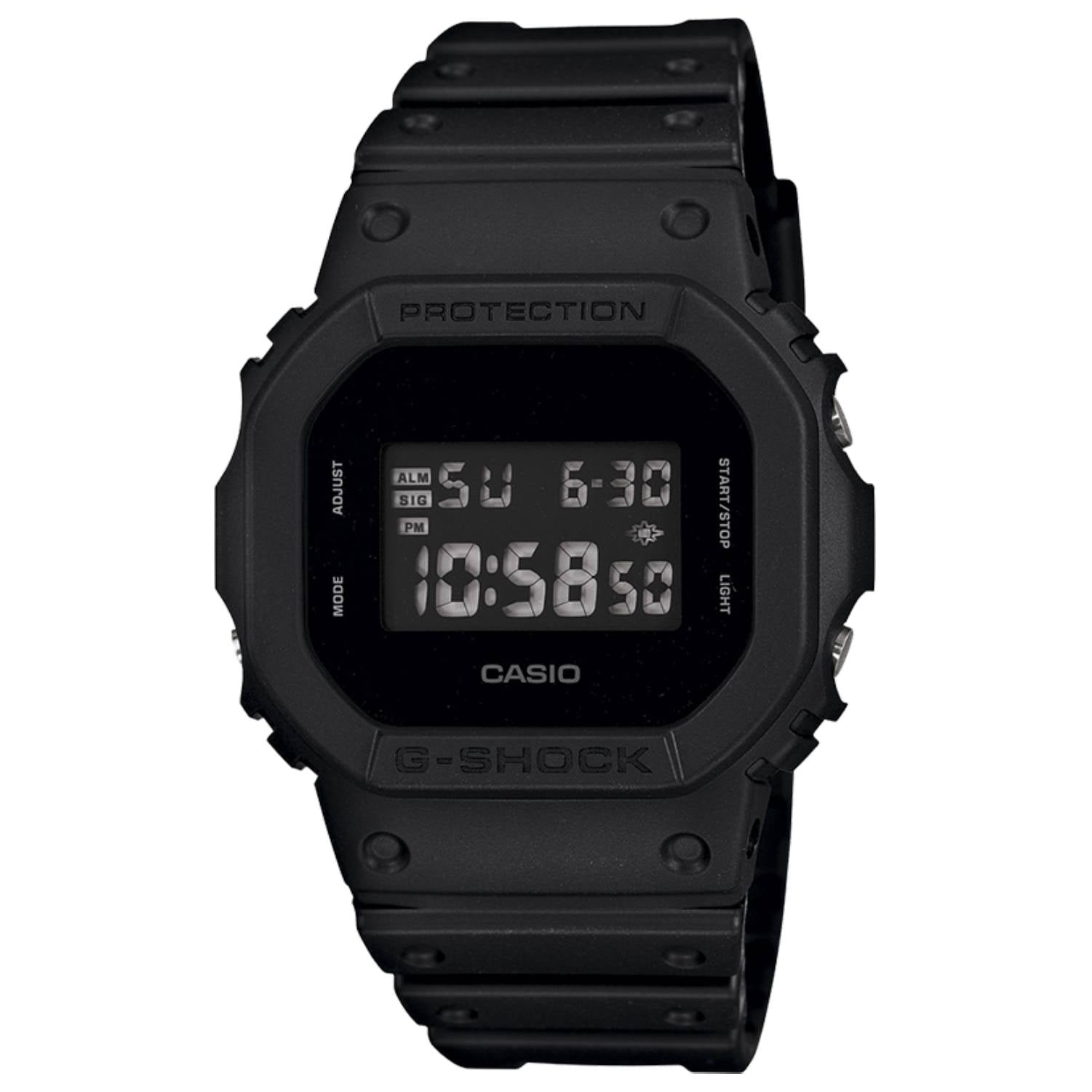 Orologio Uomo Casio G-SHOCK DW-5600BB-1ER Digitale Nero Cronografo Timer Quarzo