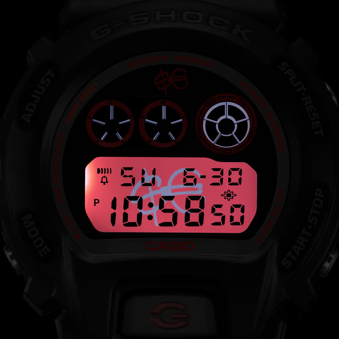 Orologio Uomo Casio G-SHOCK Nero Rosso DW-6900SFE25-1ER