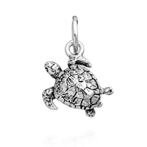 Charm Unisex Giovanni Raspini Argento 925 Tartaruga Marina Realizzata A Mano 11458