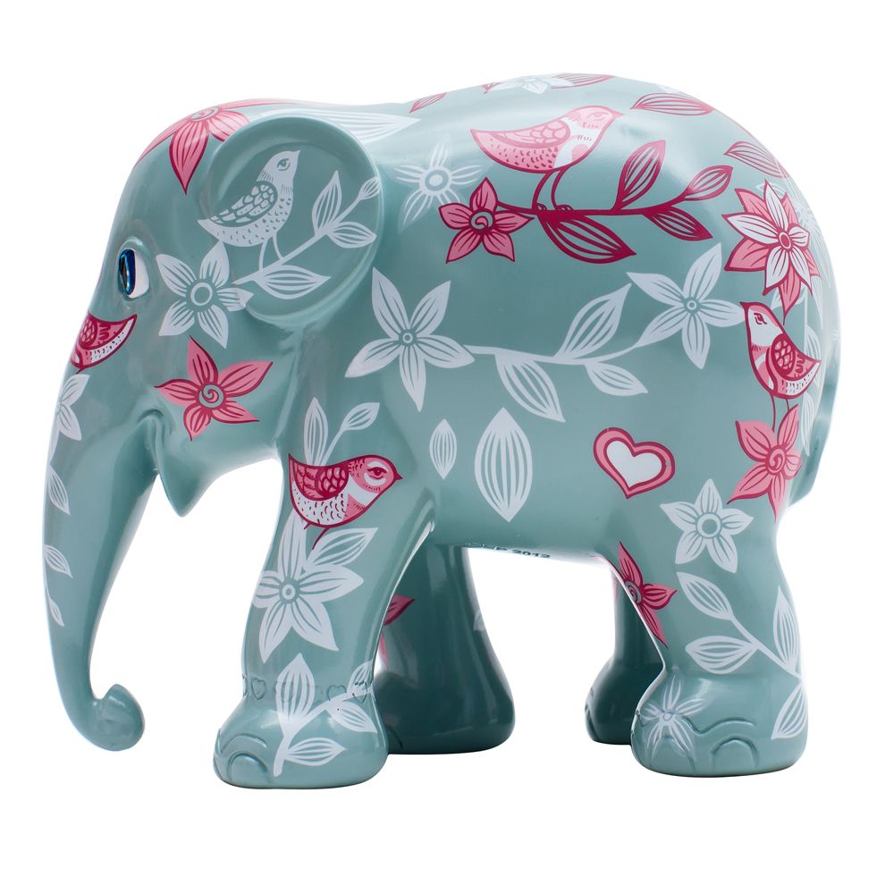 Scultura Elefante OnlyLux Love Story 10 cm  Resina Dipinto A Mano 8858831230781