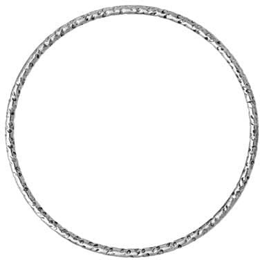 Bracciale Donna Giovanni Raspini Argento 925 Bangle Rock Martellato 10498 M