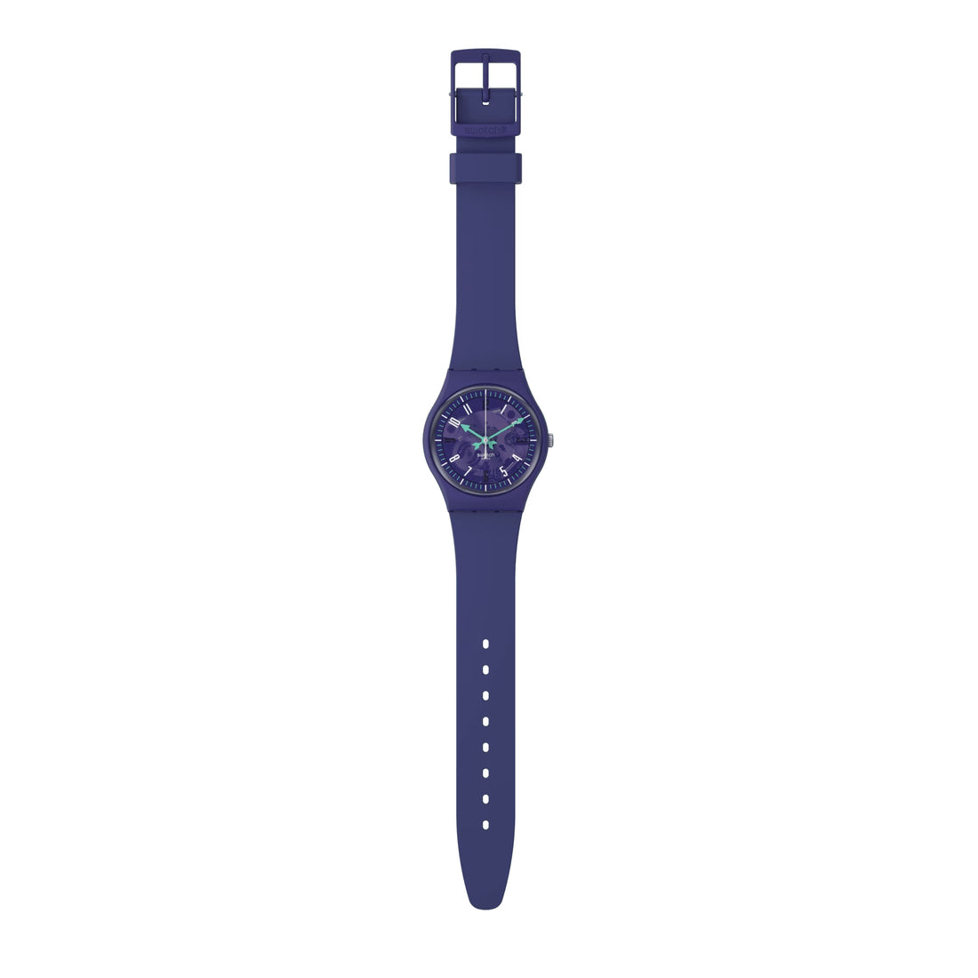Orologio Donna Swatch Quarzo Solo Tempo Viola Scheletrato SO28V102
