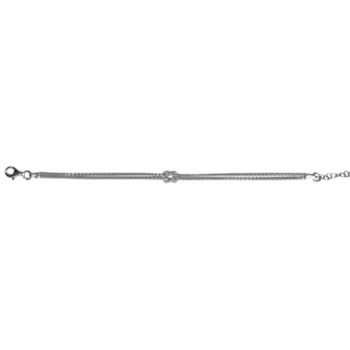 Bracciale Unisex Re Mida Nodo Maglia Fope Argento 925 BR Med 20B