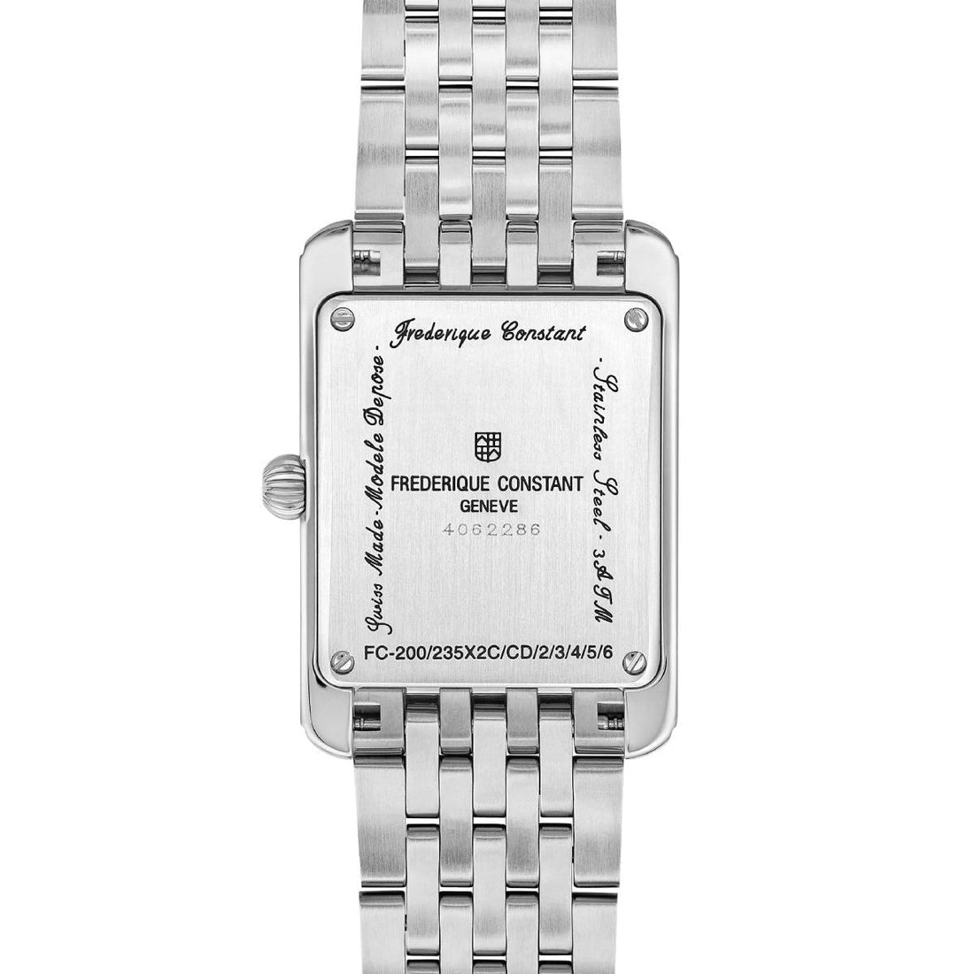 Orologio Unisex Frederique Constant Carree Verde Quarzo FC-235GR2C6B