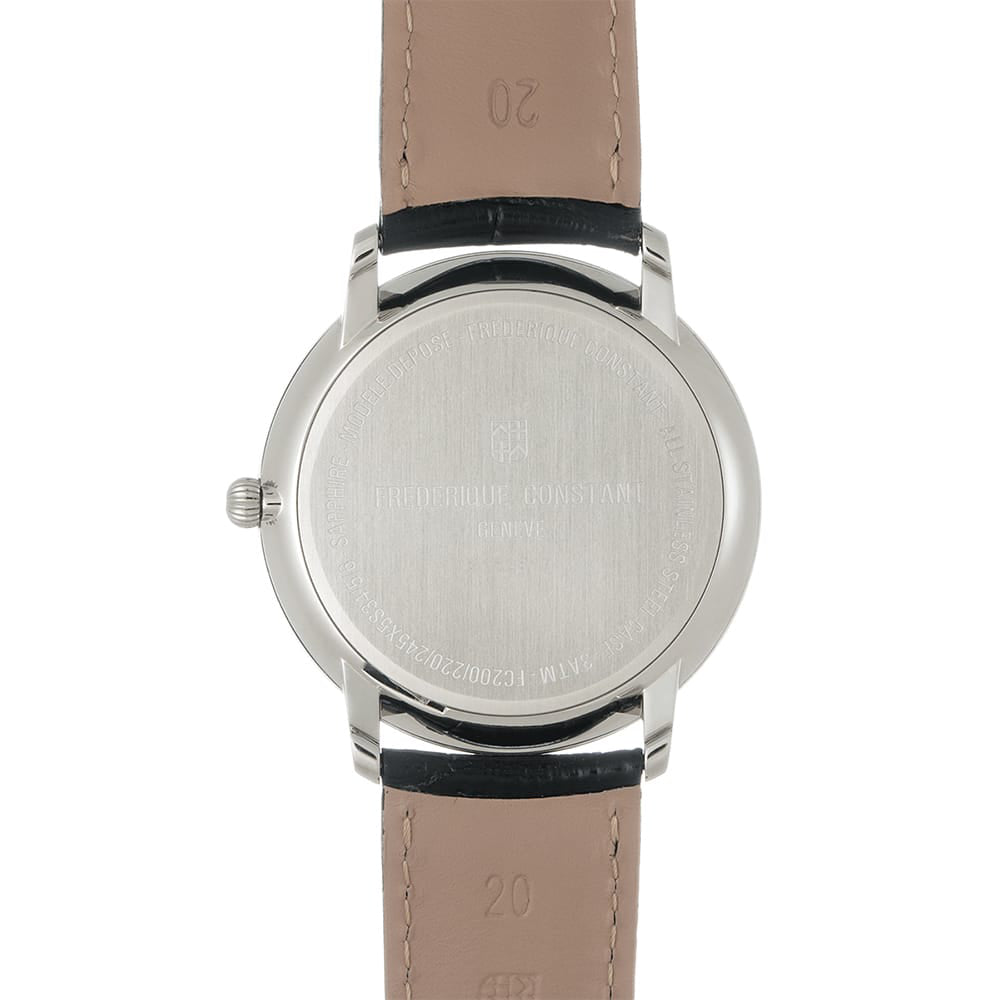 Orologio Uomo Frederique Constant Quarzo Classic Pelle Nero FC-220S5S6