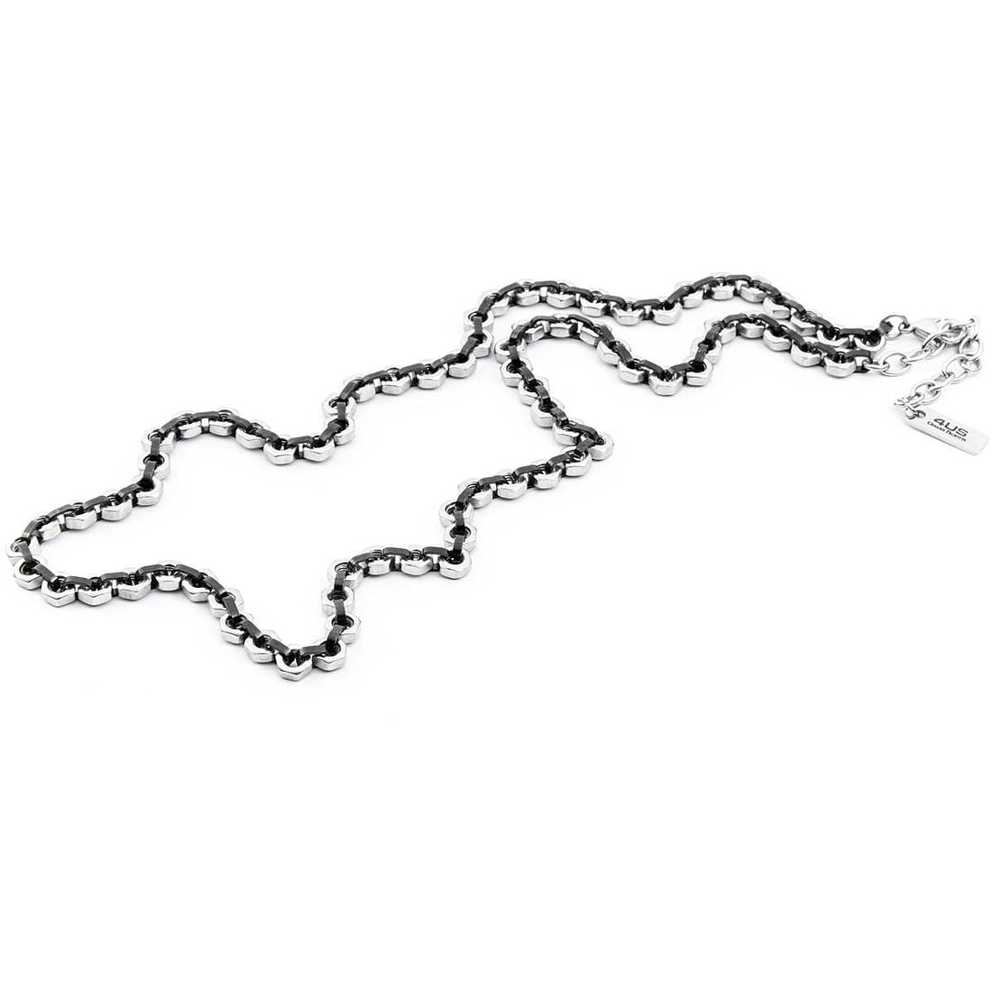 Collana Uomo 4US Cesare Paciotti Acciaio  Bianco  4UCL4089