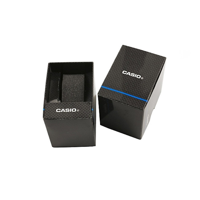 Orologio Uomo Casio Acciaio Pelle Nero Quarzo MTP-190GL-7BVEF