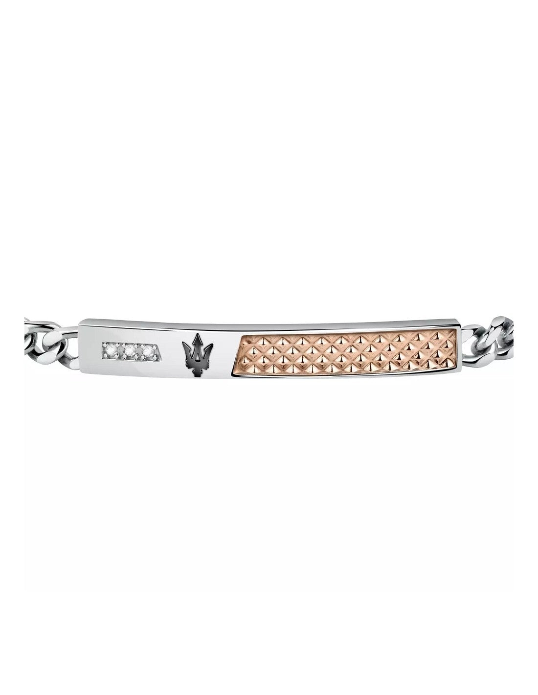 Bracciale Uomo Maserati Acciaio Diamanti JM521ATY14