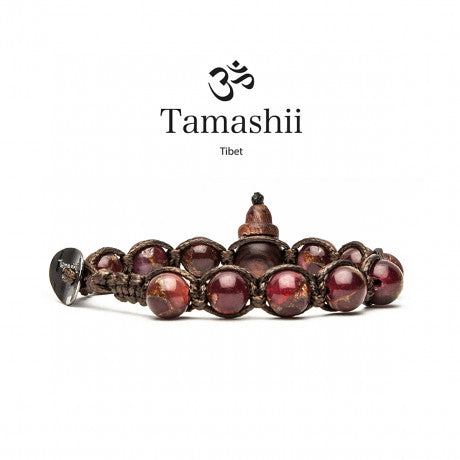 Bracciale Uomo Tamashii Quarzo Mosaico Rosso Striato BHS900-239