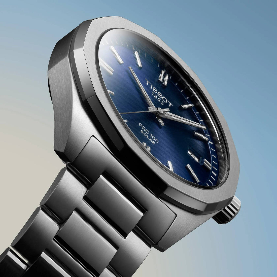Orologio Uomo Tissot PRC 100 SOLAR Blu T1514221104100