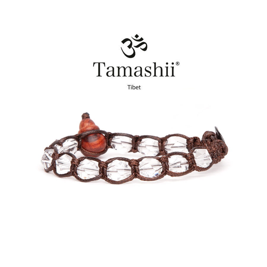 Bracciale Uomo Tamashii Pietra Cristallo Di Rocca Diamond Cut BHS911-61