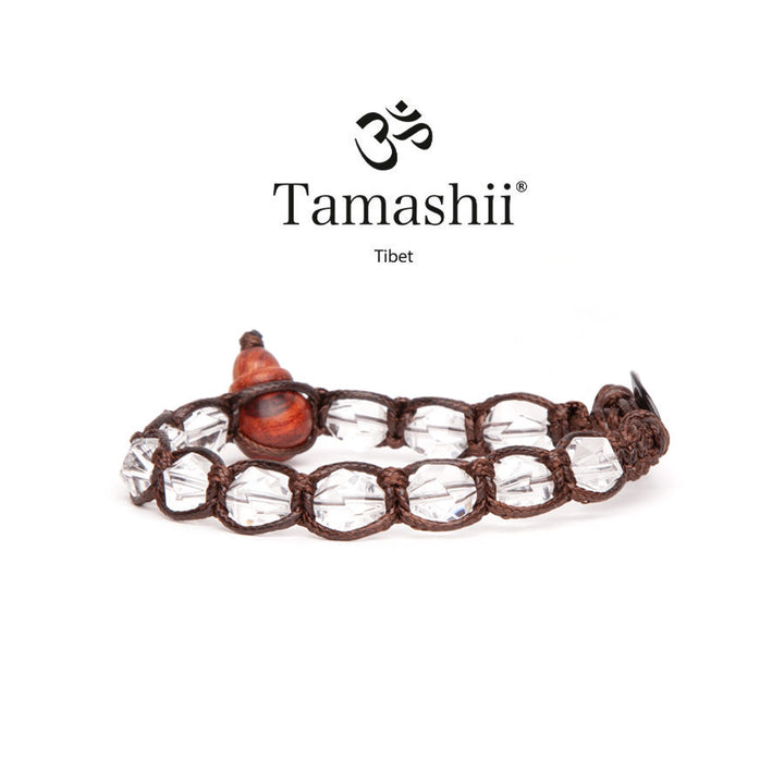 Bracciale Uomo Tamashii Pietra Cristallo Di Rocca Diamond Cut BHS911-61