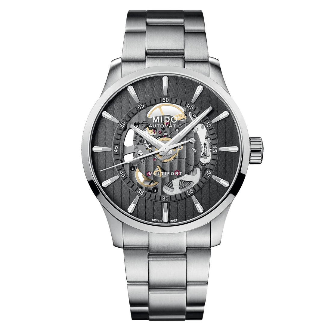 Orologio Uomo Mido Acciaio Automatico Scheletrato M0384361106100