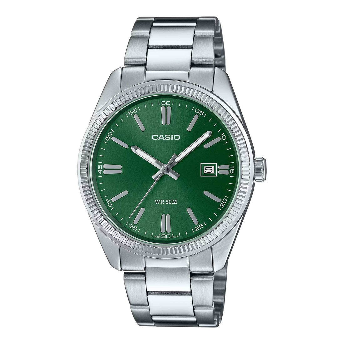 Orologio Unisex Acciaio Casio Quarzo Verde MTP-1302PD-3AVEF