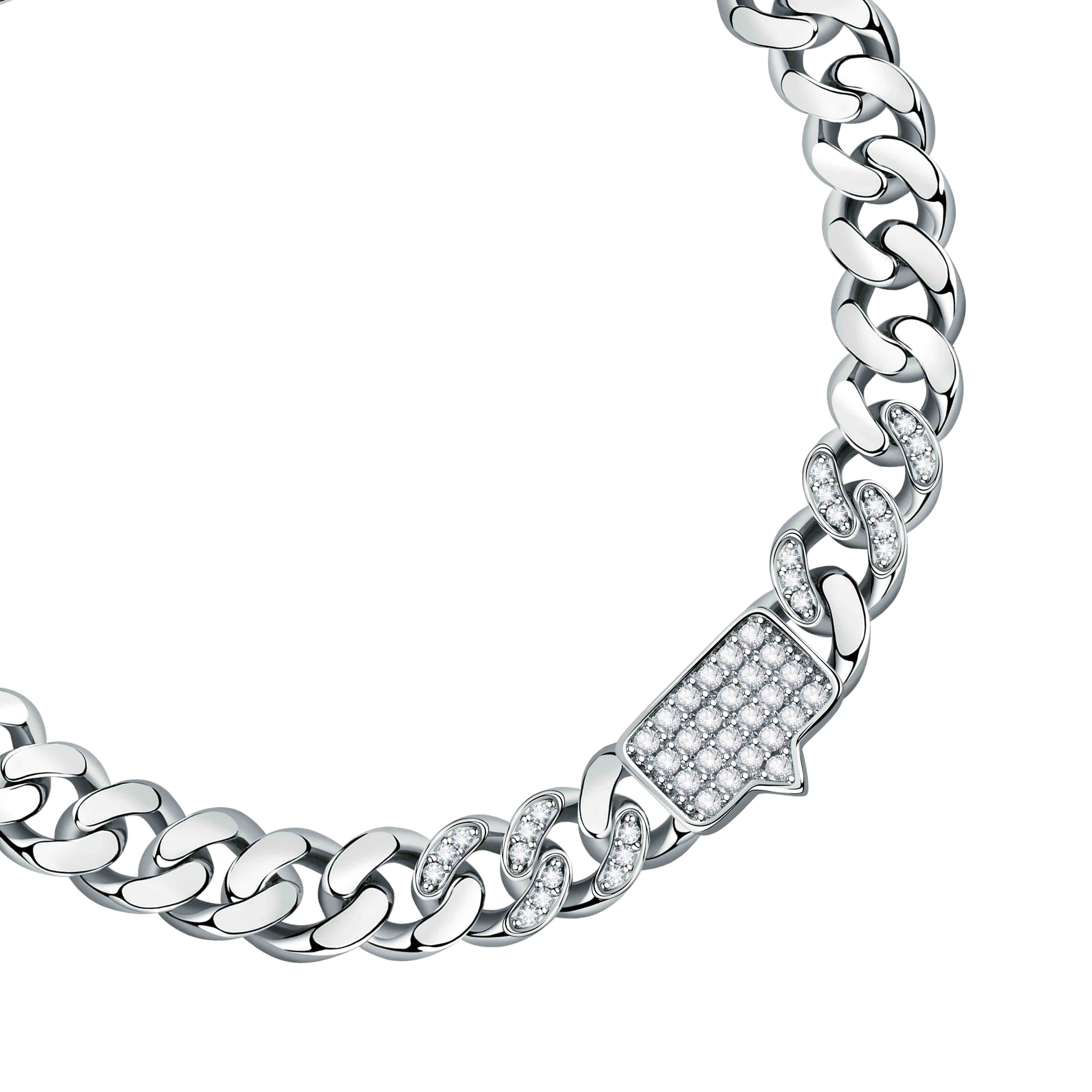 Bracciale Donna Chiara Ferragni Groumette Catena Zirconi