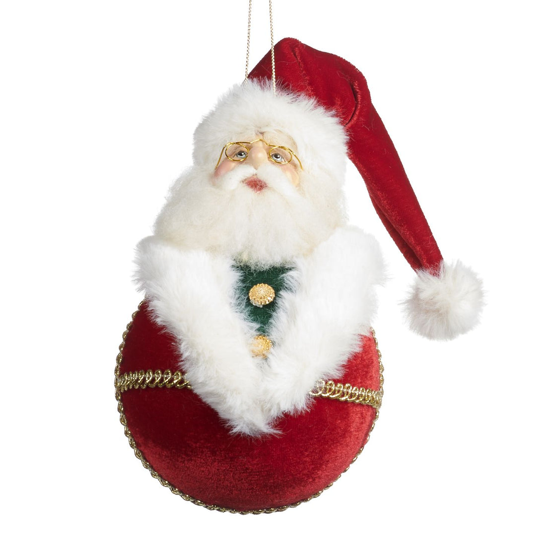 Palla Babbo Natale Natalizia Goodwill Artigianale Pupazzo J60205