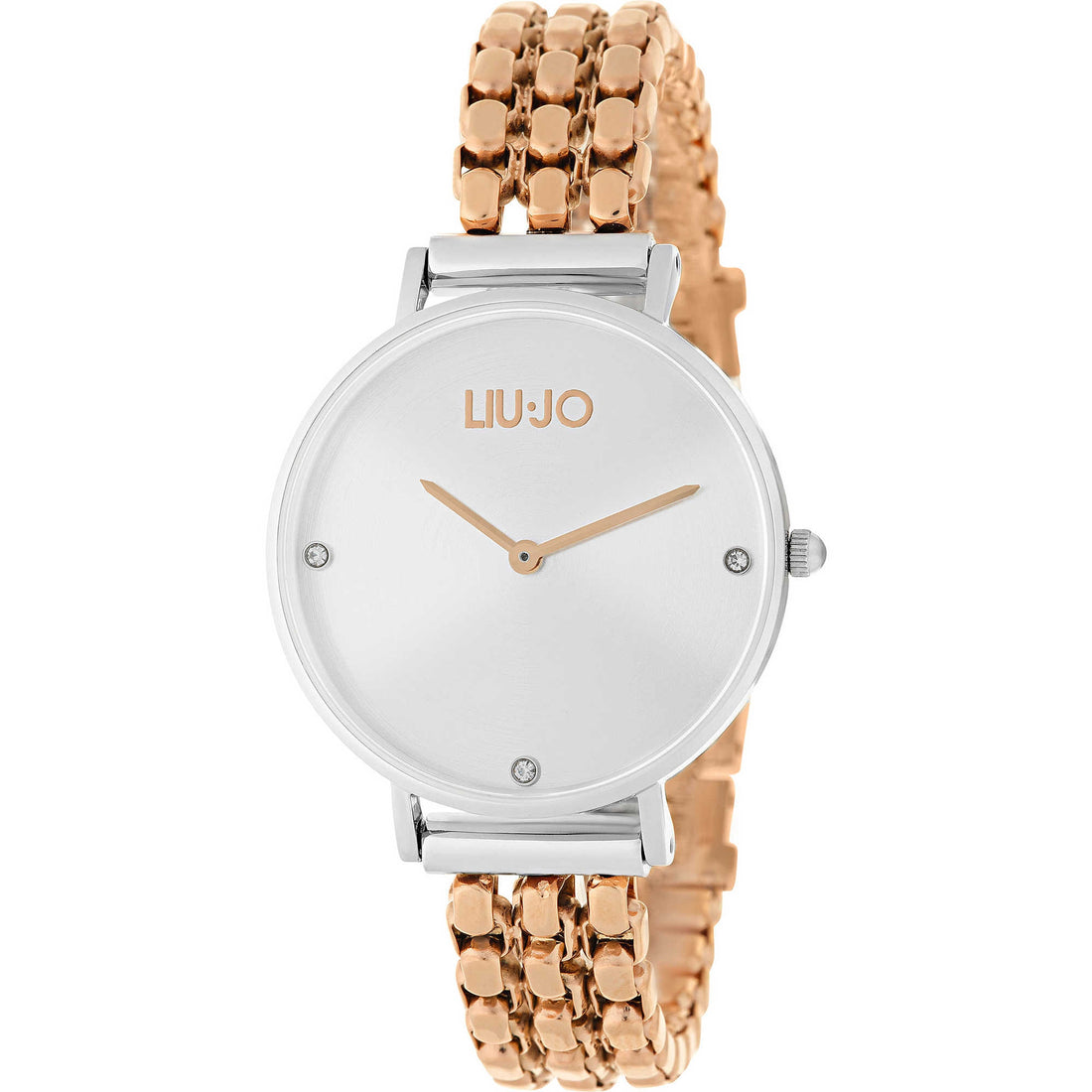 Orologio Donna Liu Jo Luxury Acciaio Bicolore Zirconi Quarzo Solo Tempo TLJ1389