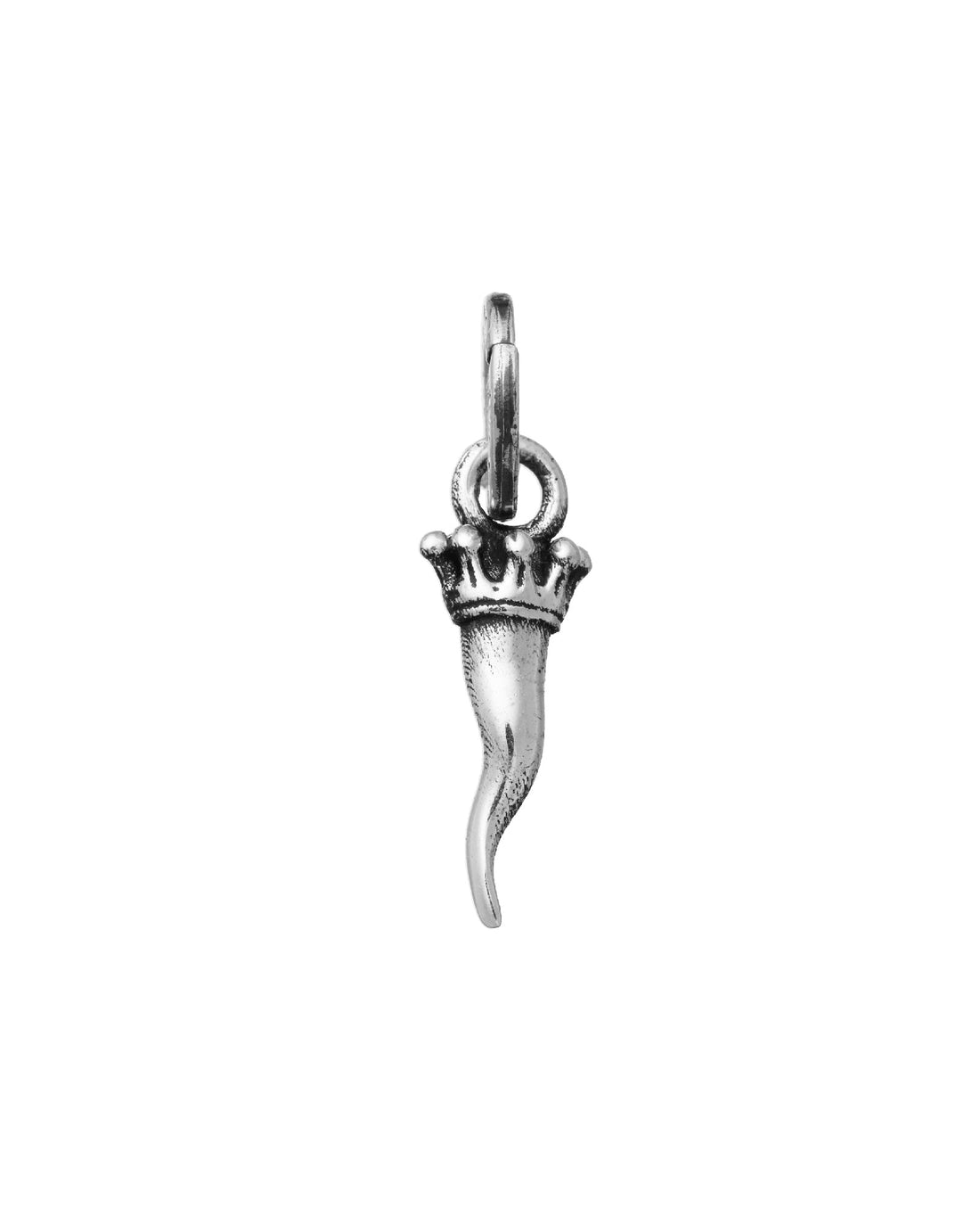 Charm Unisex Giovanni Raspini Argento 925 Mini Corno Realizzato A Mano 10928