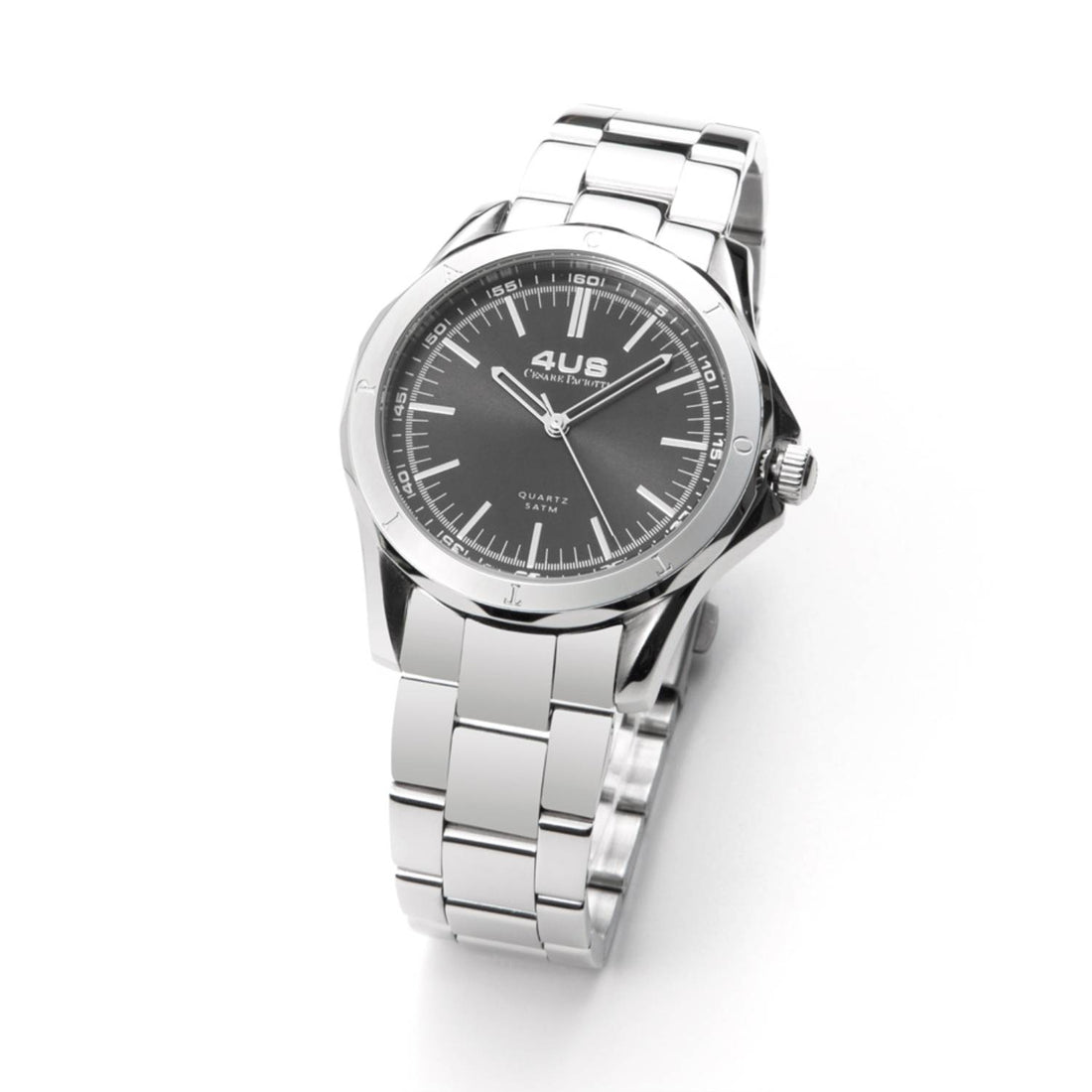Orologio Uomo 4US Cesare Paciotti Acciaio Quarzo Solo Tempo Nero T4LS267