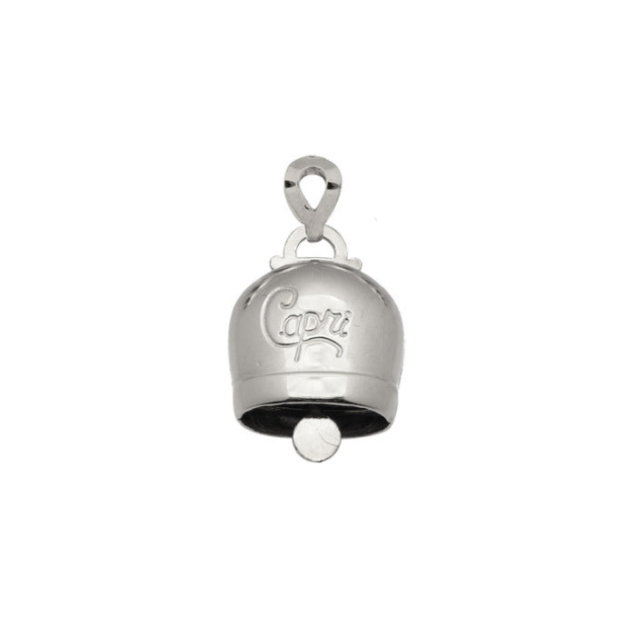 Ciondolo La Campanella di Capri Grande Argento Porta Fortuna CGD2-ARG